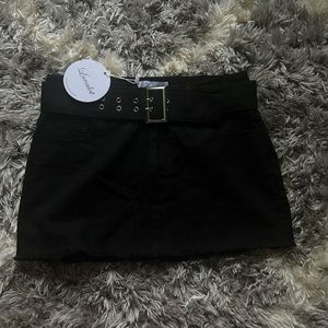 Hello Molly Denim Mini Skirt